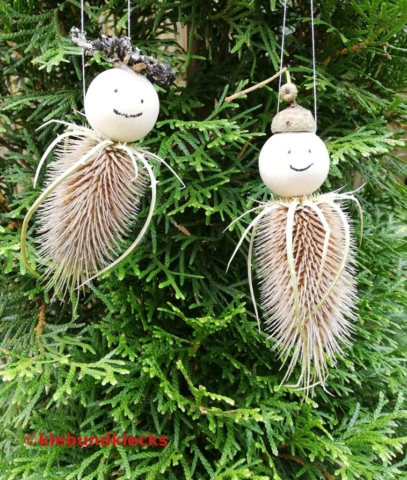 Figuren aus Disteln