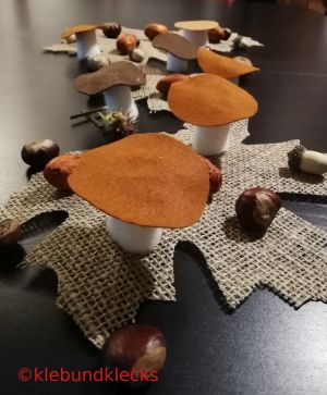 Pilze aus Filz