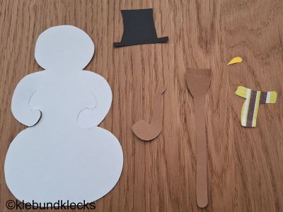 augeschnittene Teile für Räuchermännchen