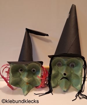 Hexen aus Eierkarton