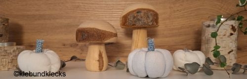 Kürbisse aus alten Socken