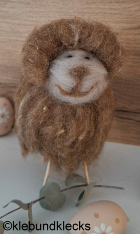 Schafe aus Filzwolle
