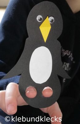 Fingerpuppe Pinguin