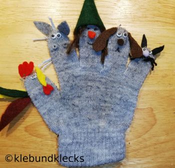 Fingerpuppen-Handschuh