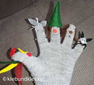Fingerpuppen-Handschuh