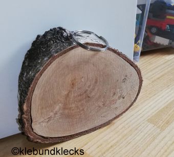 Türstopper aus Holzscheibe