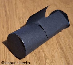 Rolle an beiden offenen Seiten verschließen