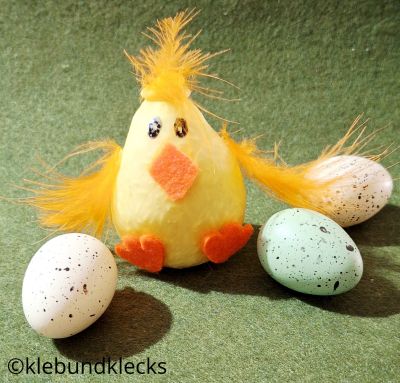 Küken aus Luftballon