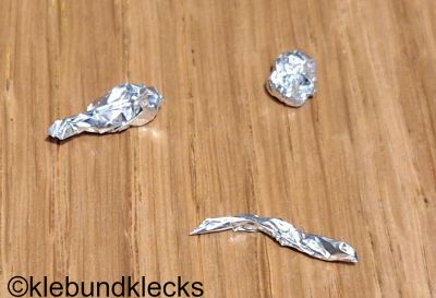 Nasen aus Alufolie formen