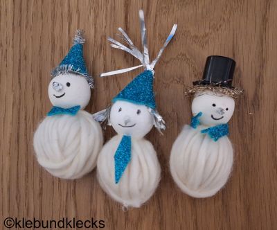 Schneemänner zusammensetzen