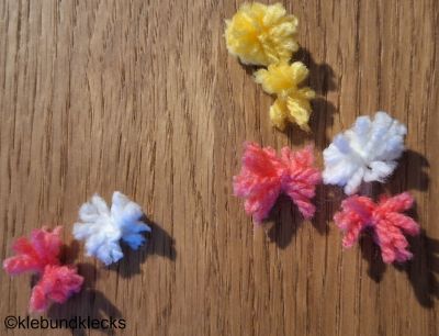 Pompons aus Wolle