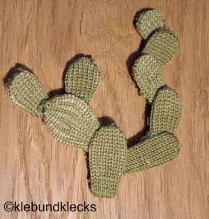 Kaktus-Stücke zusammenkleben