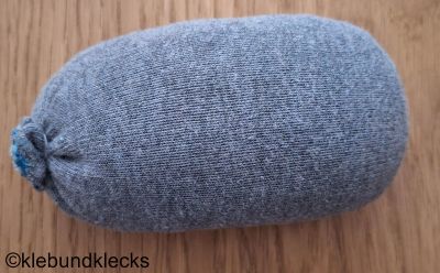 Socken mit Reis füllen
