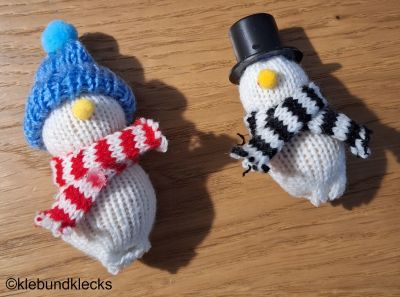 Hauben und Nasen anbringen