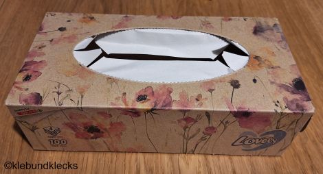 rechteckige Taschentuchbox