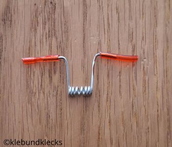 Lenker aus Wäscheklammerfeder