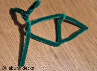 Fahrrad-Lenker aus Chenilledraht formen