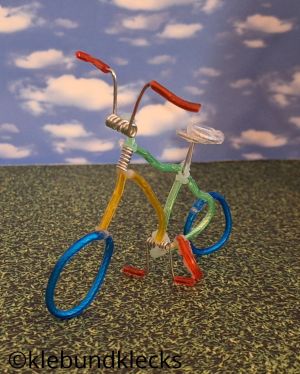 Fahrrad aus Gummischlauch